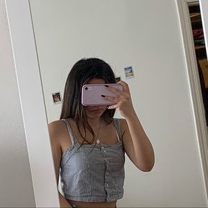 Brandy Melville Button Up Top